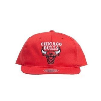 Czapka Mitchell & Ness snapback Chicago Bulls Logo Deadstock Throwback red