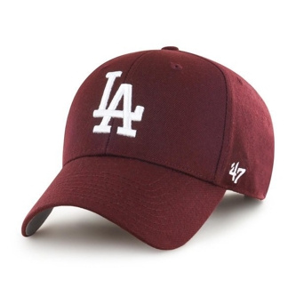 Czapka z daszkiem 47 Brand Los Angeles Dodgers burgundy