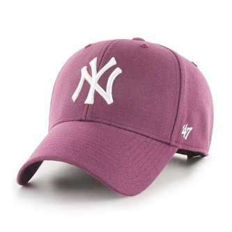 Czapka z daszkiem 47 Brand York Yankees plum violet 