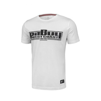 Koszulka T-Shirt Pit Bull Slim Fit Lycra Boxing white