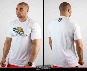 Koszulka T-Shirt Street Autonomy Bone Crusher white 