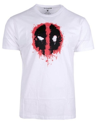 Koszulka T-shirt MARVEL Deadpool big logo white