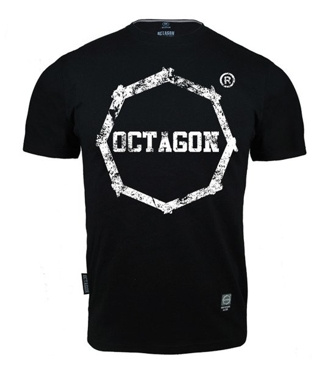 Koszulka T-shirt Octagon Smash Logo Big black