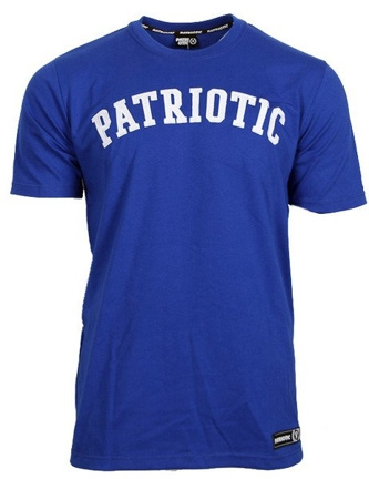 Koszulka T-shirt Patriotic Patch blue