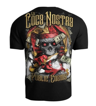 Koszulka T-shirt Public Enemy La Coca Nostra black