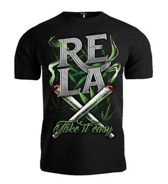Koszulka T-shirt Public Enemy Relax Take it Easy black