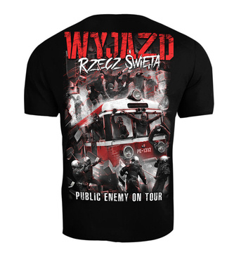 Koszulka T-shirt Public Enemy Wyjazd black