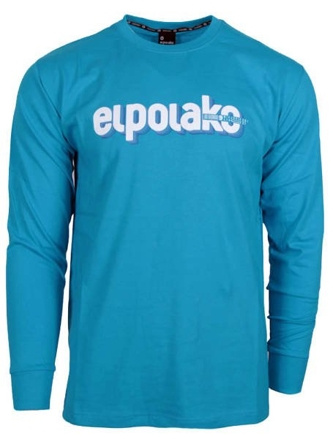 Koszulka longsleeve El Polako 3D Line blue