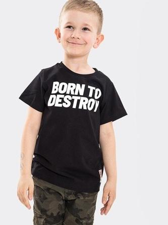 Koszulka t-shirt dziecięcy Stoprocent Destroy black
