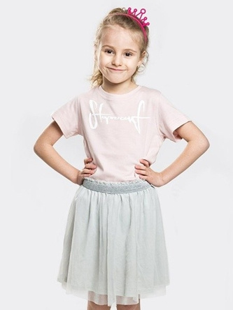 Koszulka t-shirt dziecięcy Stoprocent Tag pink