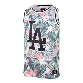 Koszulka tank top '47 Brand Los Angeles Grafton Floral zielona
