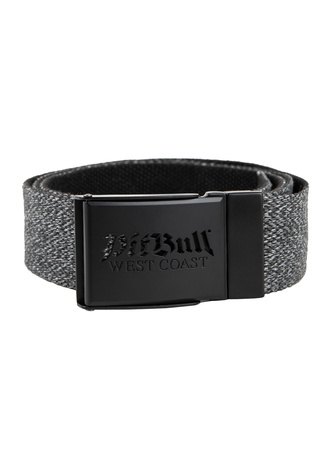 Pasek parciany Pitbull Webbing Belt Old Logo black/charcoal