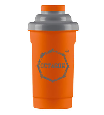 Shaker Octagon Logo orange/grey