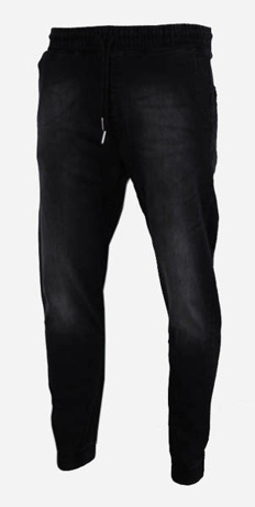 Spodnie Jogger SSG Premium Jeans Wycierane dark black