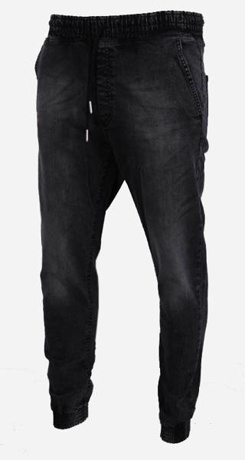Spodnie Jogger SSG Premium Jeans Wycierane light black