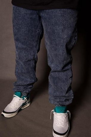 Spodnie Jogger regular SSG marmurki niebieskie