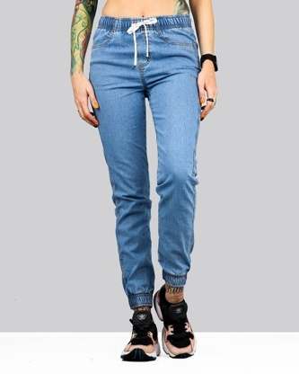 Spodnie damskie Jogger Jigga Wear Crown jeans 