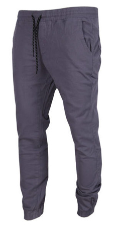 Spodnie jeans jogger Jigga Wear Crown Stich grey/white
