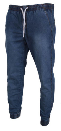 Spodnie jeans jogger Jigga Wear Crown blue