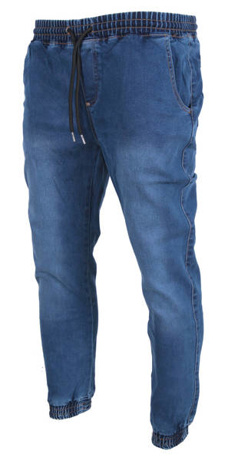 Spodnie jogger Moro Sport Inscription medium jeans