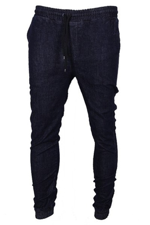 Spodnie jogger Moro Sport Mini Slant Tag Pocket dark wash jeans