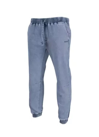 Spodnie męskie jogger jeans Prosto Klasyk Pazy jasne niebieskie