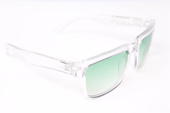 Blocx Okulary Square Clear Green #21