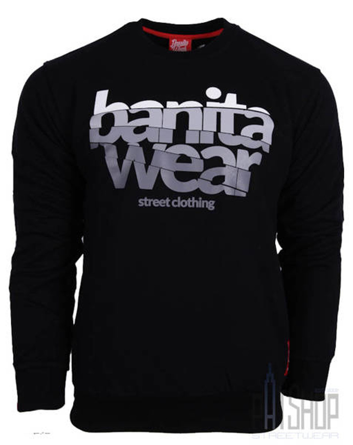 Bluza Banita Wear Slicee crewneck black