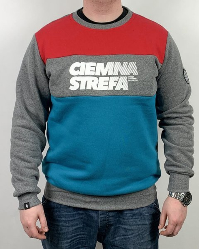 Bluza Ciemna Strefa RPK CS Klasyk red/grey/turquoise