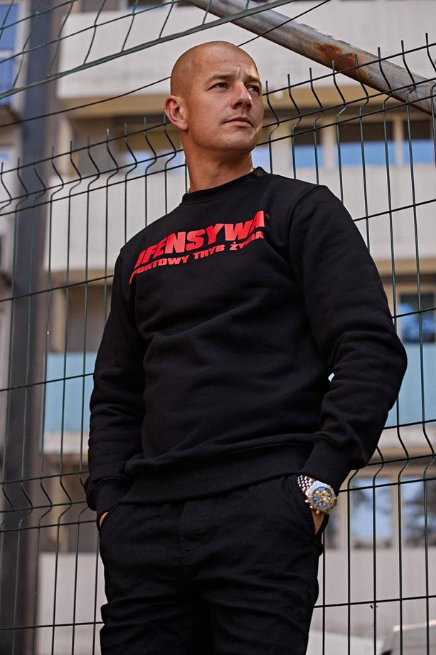 Bluza Ofensywa Sportowy Tryb Życia crewneck black