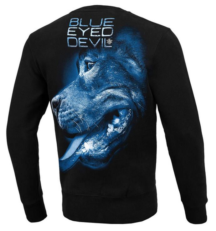 Bluza bez kaptura Pitbull Blue Eyed Devil X crewneck black