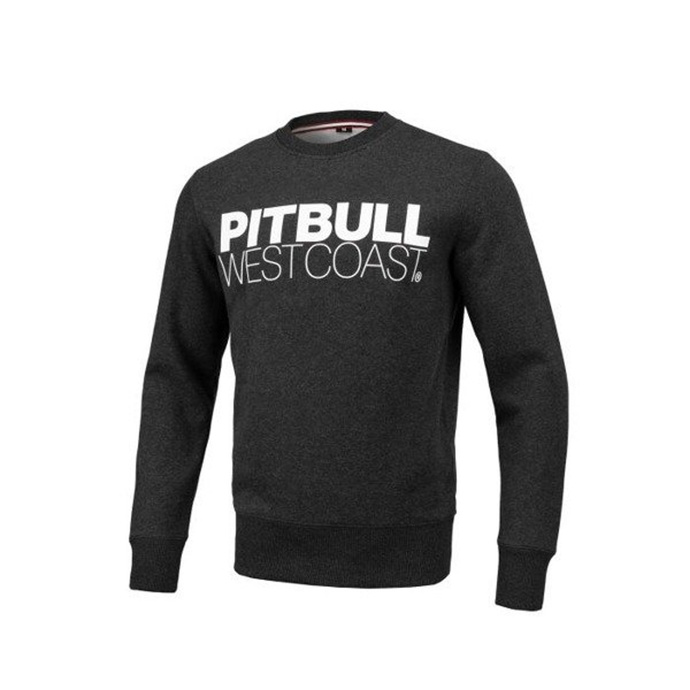 Bluza bez kaptura Pitbull TNT 19 crewneck charcoal melange