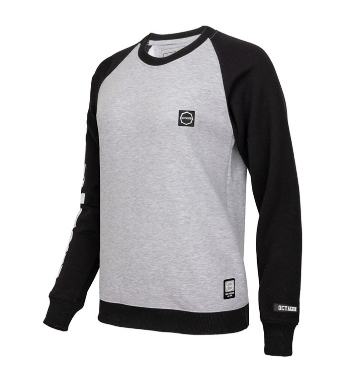 Bluza damska Octagon Rękaw crewneck black/grey