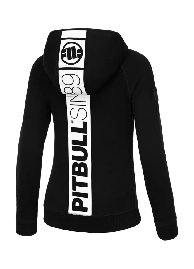 Bluza damska Pit Bull Fuchsia Pitbull hooded czarna