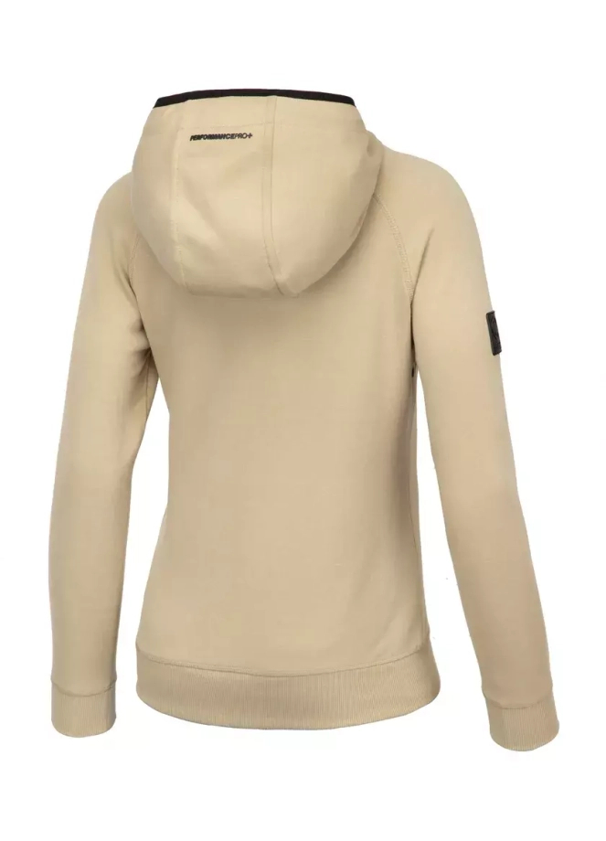 Bluza damska Pit Bull Georgia Pitbull hooded beżowa
