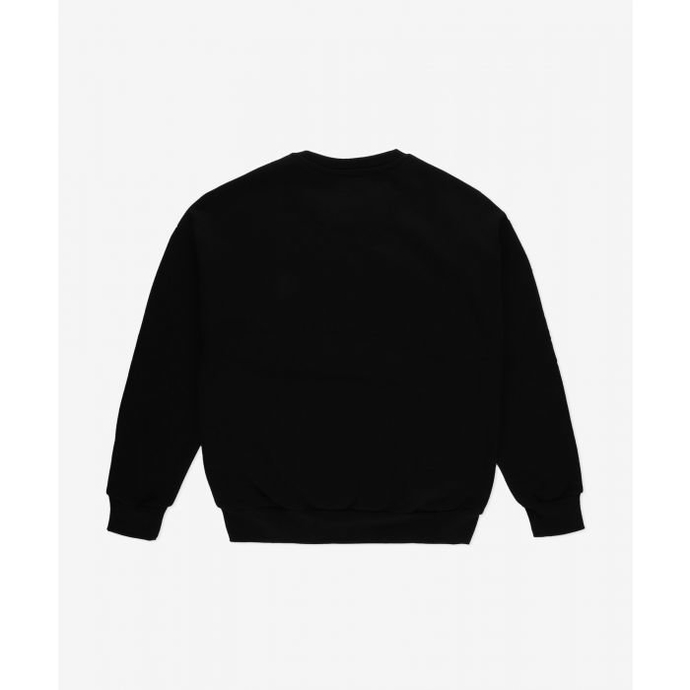 Bluza damska klasyczna Prosto Klasyk Ivy crewneck czarna