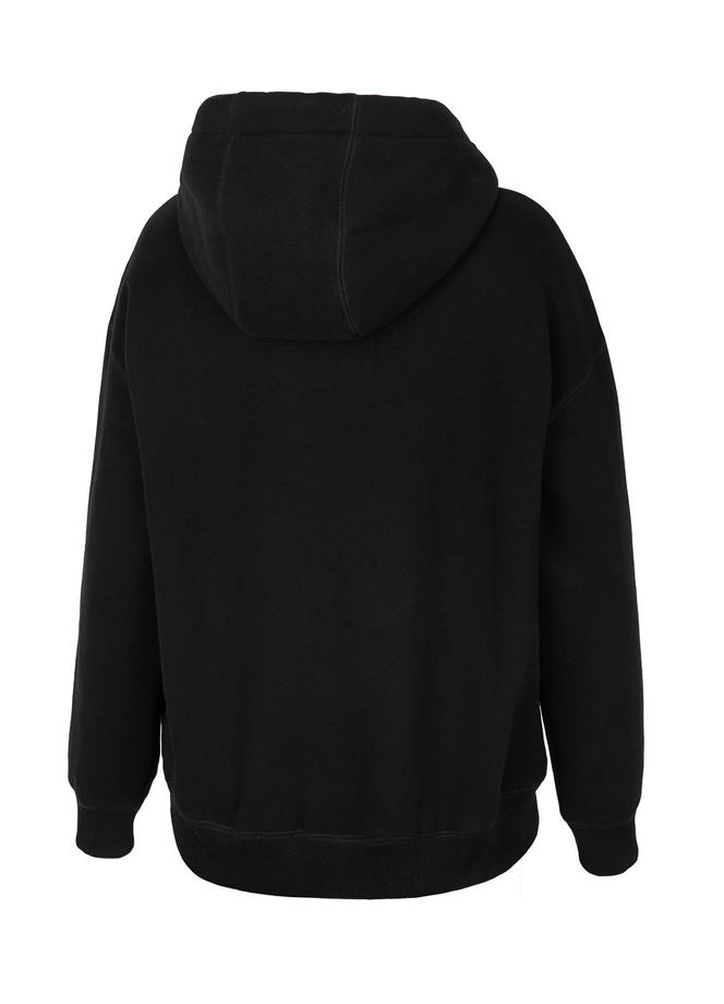Bluza damska z kapturem Pit Bull Pitbull Small Logo oversize czarna