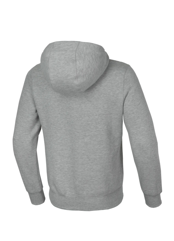 Bluza kangurka z kapturem Pitbull Pit Bull Small Logo hooded męska szara