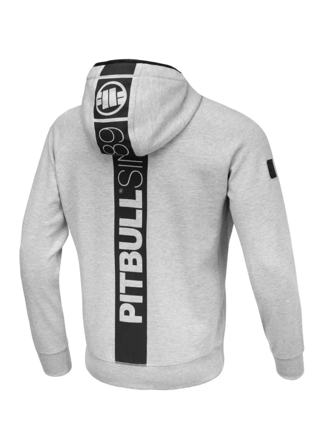 Bluza męska Pitbull Hermes 23 Pit Bull hooded szara