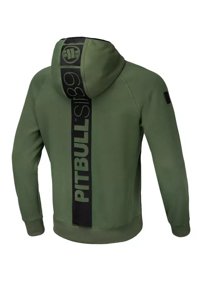 Bluza męska Pitbull Hermes 23 Pit Bull hooded zielona