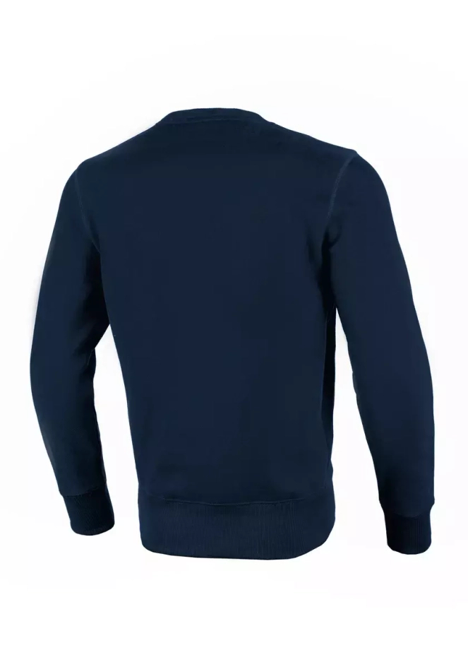 Bluza meska Pitbull Pit Bull Hilltop Terry crewneck granatowa