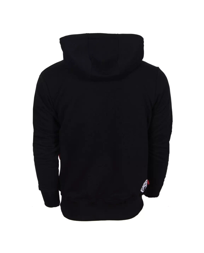 Bluza męska Street Autonomy Cosmic z kapturem czarna/czerwona