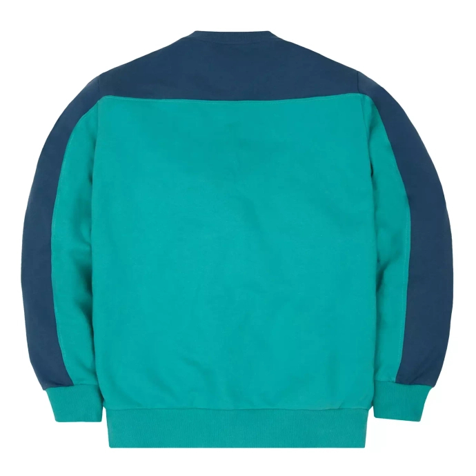Bluza męska Tabasko Two Colours crewneck turkusowa