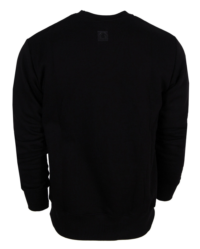 Bluza męska klasyczna DIIL Sticker crewneck czarna