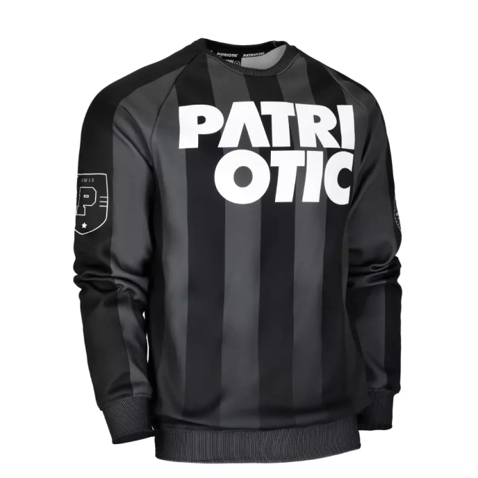 Bluza męska klasyczna Patriotic CLS Football crewneck czarna