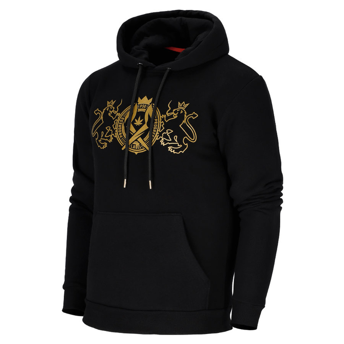 Bluza męska z kapturem Dudek P56 Lions czarna