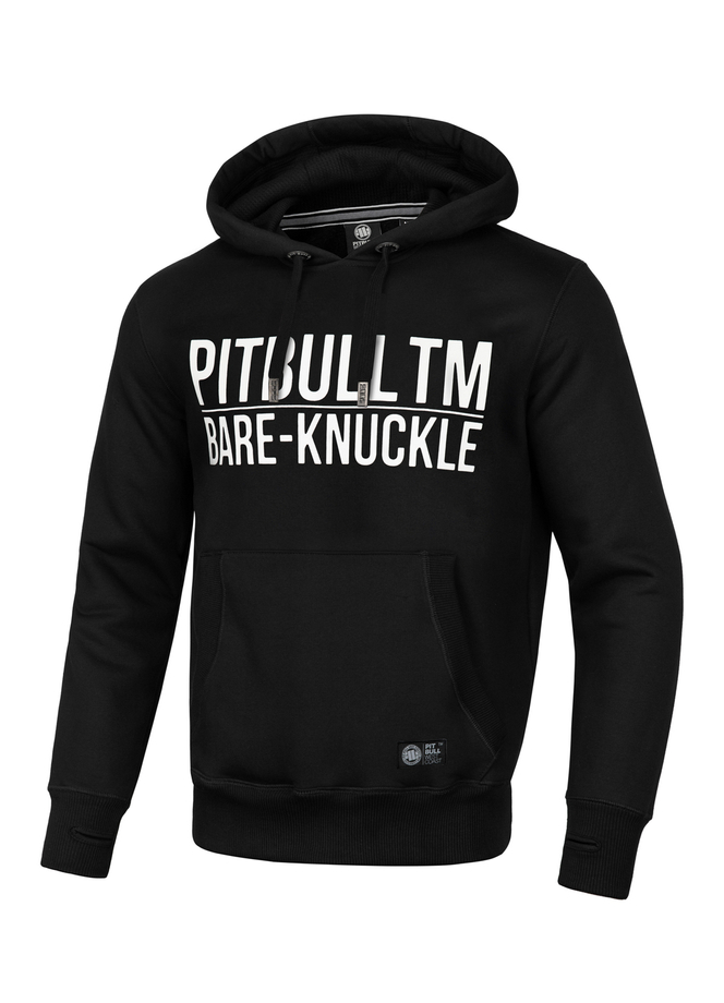 Bluza męska z kapturem Pitbull Pit Bull Bare Knuckle czarna