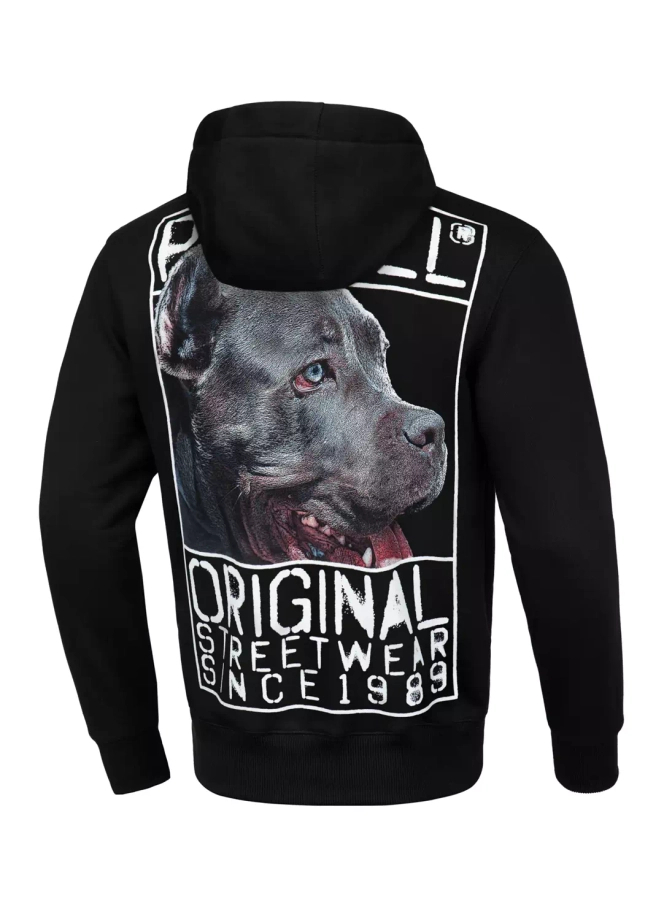 Bluza męska z kapturem Pitbull Pit Bull Orgin czarna