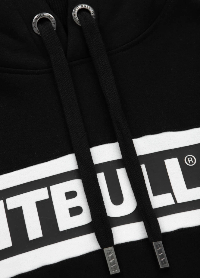 Bluza męska z kapturem Pitbull Pit Bull Sherwood czarna