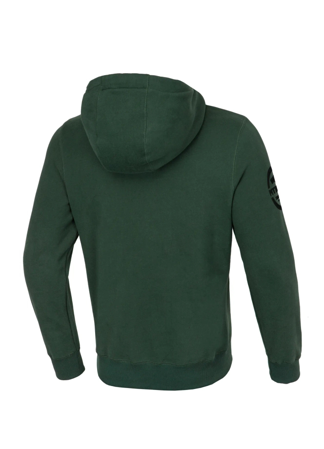 Bluza męska z kapturem Pitbull Pit Bull Sherwood zielona